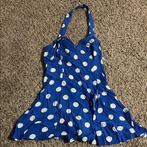 MINKPINK Blue Polka Dot Jumpsuit